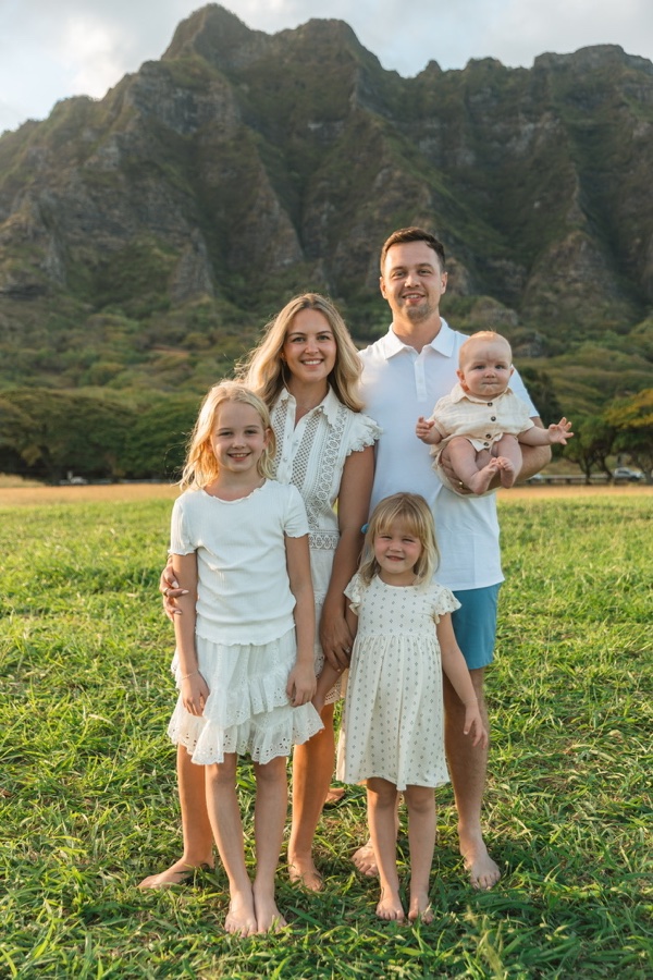 Alexia Wilson with her family